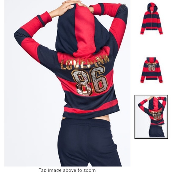 💥SALE PINK BLING FULL ZIP - Picture 1 of 3